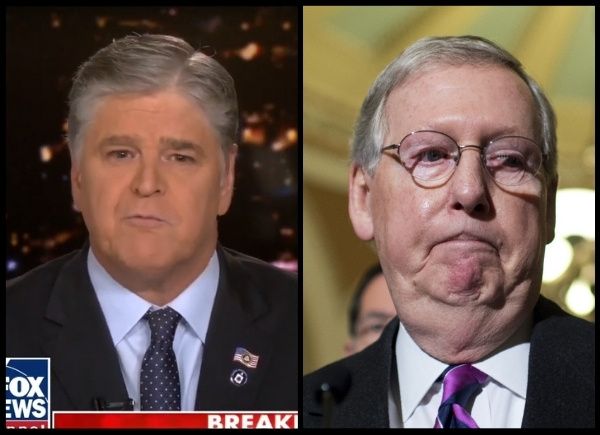 Hannity leads right wing media effort to remove McConnell as GOP leader